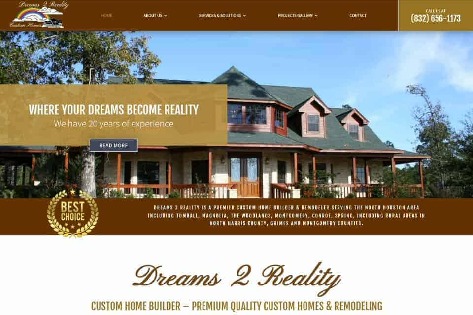Dreams 2 Reality Custom Homes & Remodeling by CPI Filters